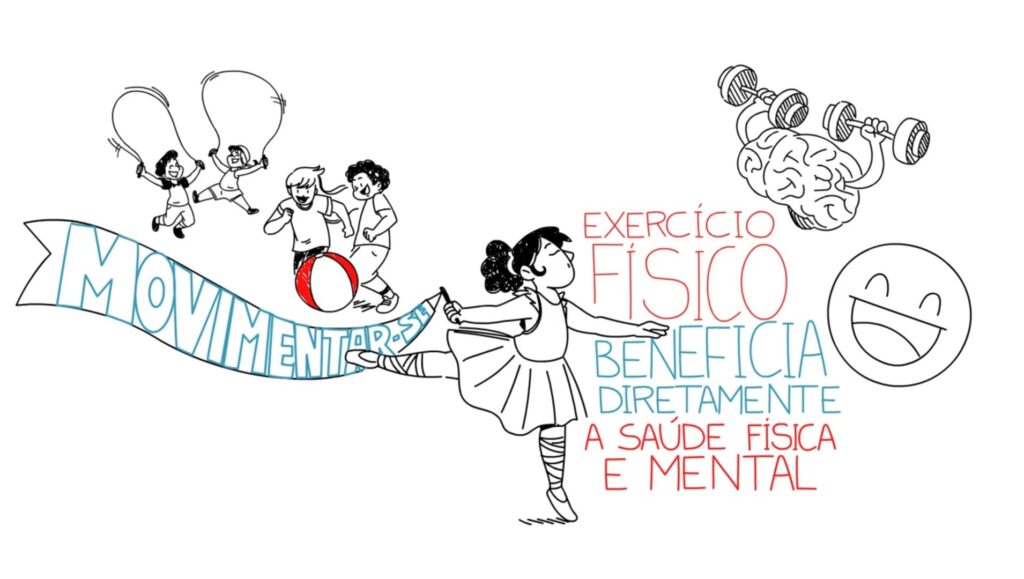 Exercício físico beneficia saúde física e mental