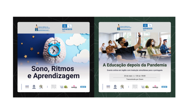 Webinários da Cátedra Unesco debatem temas importantes da Ciência para Educação