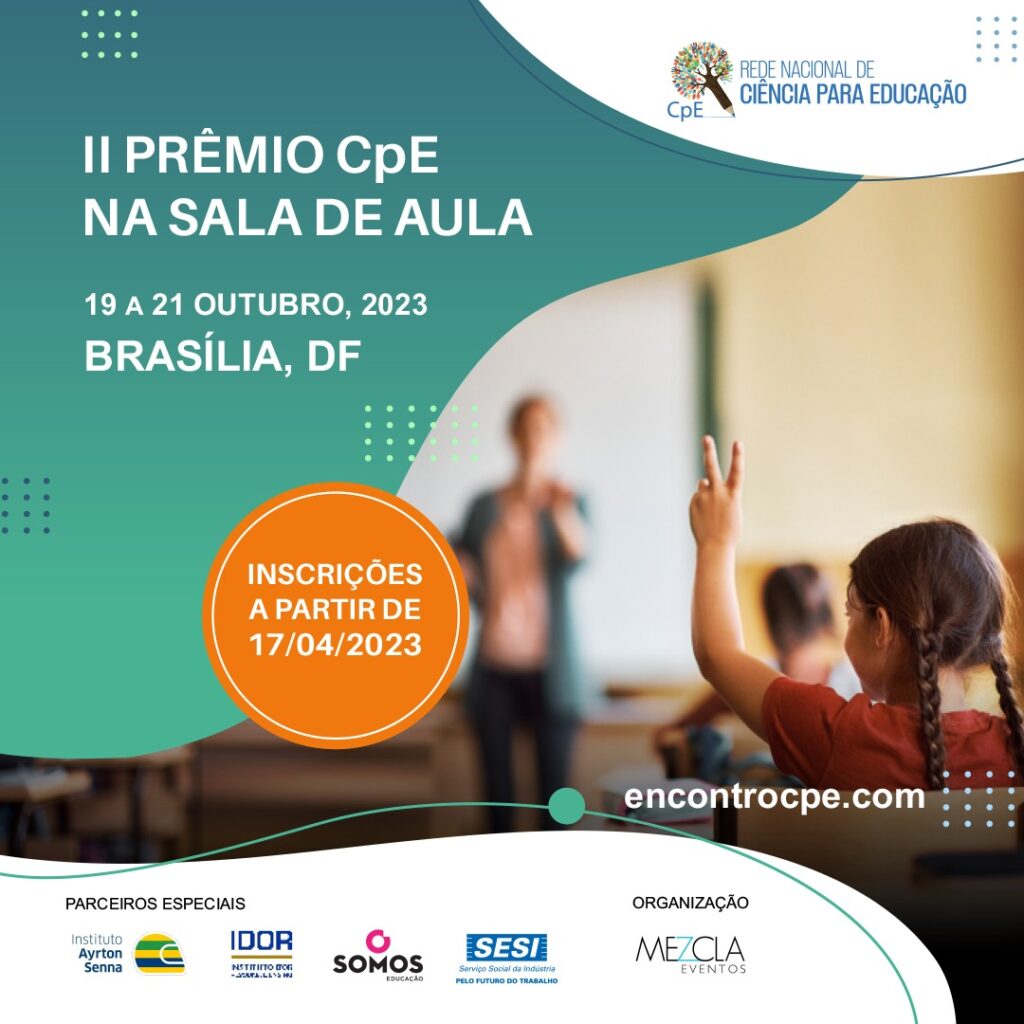 Inscrições abertas para o II Prêmio CpE na sala de aula