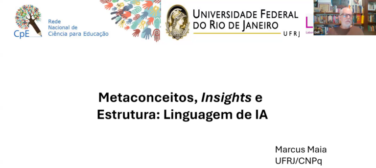 Marcus Maia discute linguagem, pensamento e inteligência artificial no Quartas em Rede